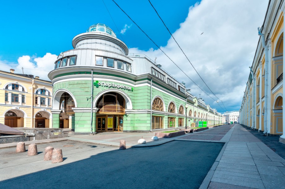 фасад дома, здание по адресу г Санкт-Петербург, ул Думская, д 4